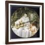 Pierrot, Colombine and Arlequin-Leon Francois Comerre-Framed Giclee Print