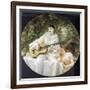 Pierrot, Colombine and Arlequin-Leon Francois Comerre-Framed Giclee Print