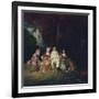 Pierrot Content, Ca 1712-Jean Antoine Watteau-Framed Giclee Print