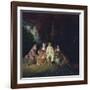 Pierrot Content, Ca 1712-Jean Antoine Watteau-Framed Giclee Print