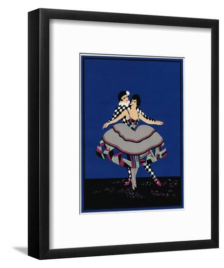 Pierrot Costume--Framed Art Print