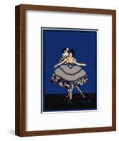 Pierrot Costume-null-Framed Art Print