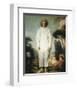 Pierrot, Gilles-Jean Antoine Watteau-Framed Premium Giclee Print