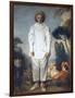 Pierrot (Gilles)-Jean-Antoine Watteau-Framed Art Print