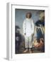 Pierrot (Gilles)-Jean-Antoine Watteau-Framed Art Print