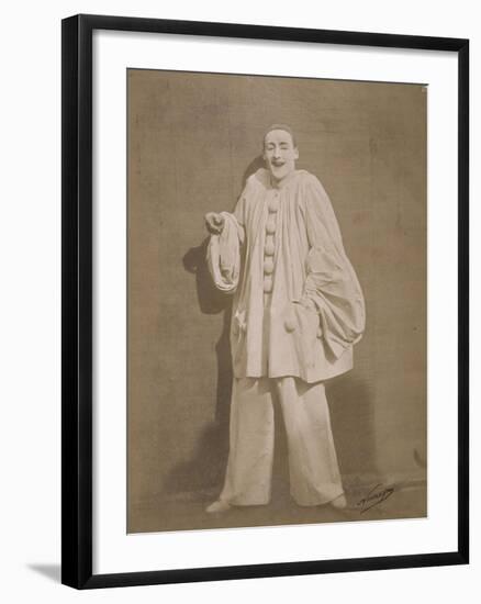 Pierrot riant-Gaspard Félix Tournachon-Framed Giclee Print