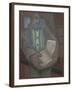 Pierrot with Book-Juan Gris-Framed Giclee Print