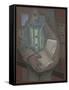 Pierrot with Book-Juan Gris-Framed Stretched Canvas