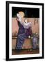 Pierrot with Fan-Judy Mastrangelo-Framed Giclee Print