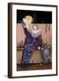 Pierrot with Fan-Judy Mastrangelo-Framed Giclee Print