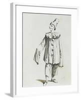 Pierrot-Maurice Sand-Framed Giclee Print