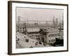 Piers Along South Street, N.Y. City-null-Framed Photo