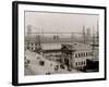 Piers Along South Street, N.Y. City-null-Framed Photo