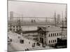 Piers Along South Street, N.Y. City-null-Mounted Photo