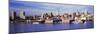 Piers along the Delaware River, Philadelphia, Pennsylvania, USA-null-Mounted Photographic Print