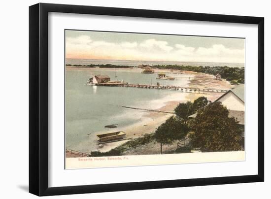 Piers, Sarasota, Florida-null-Framed Art Print