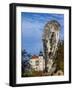 Pieskowa Skala Castle and Hercules Bludgeon, Trail of the Eagles' Nests, Poland-Karol Kozlowski-Framed Photographic Print