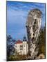 Pieskowa Skala Castle and Hercules Bludgeon, Trail of the Eagles' Nests, Poland-Karol Kozlowski-Mounted Photographic Print