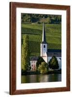 Piesport On Moselle River Germany-Charles Bowman-Framed Photographic Print