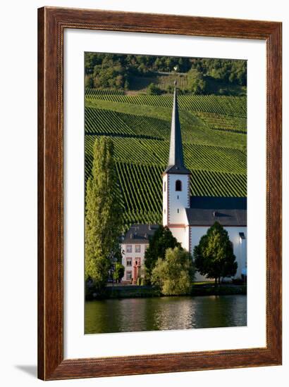 Piesport On Moselle River Germany-Charles Bowman-Framed Photographic Print