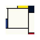 Composition in White and Blue-Piet Mondrian-Serigraph