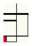 Composition avec rouge , noir et blanc, 1931-Piet Mondrian-Premium Giclee Print