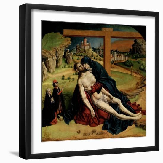 Pietà, 1465-1470-Fernando Gallego-Framed Giclee Print