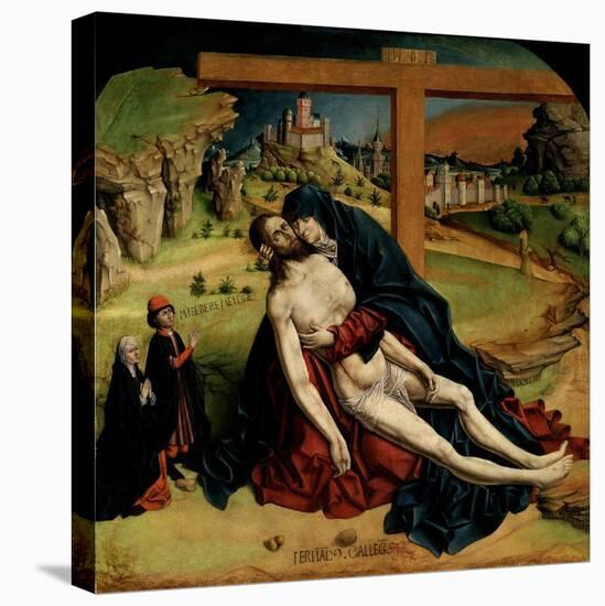 Pietà, 1465-1470-Fernando Gallego-Stretched Canvas