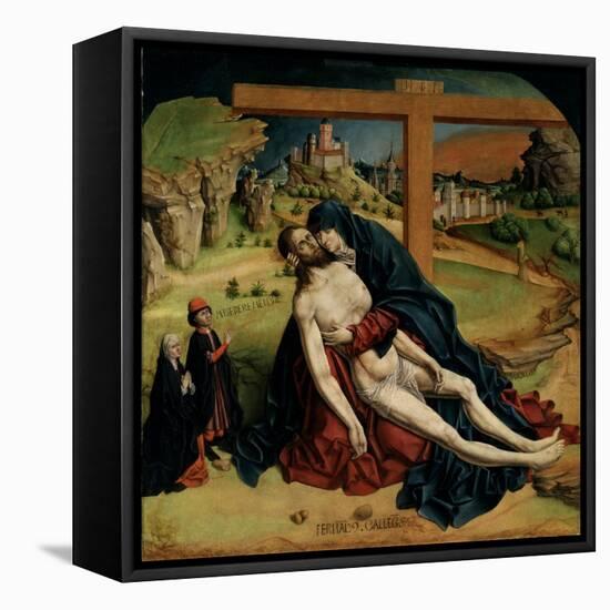 Pietà, 1465-1470-Fernando Gallego-Framed Stretched Canvas