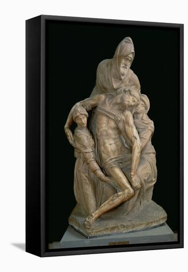 Pieta, 1553-Michelangelo Buonarroti-Framed Stretched Canvas