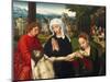 Pietà at the Foot of the Cross, Ca 1530-Ambrosius Benson-Mounted Giclee Print