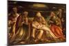 Pieta Between Saints Mark, Ambrose, John the Evangelist and Antonio Abate-Amico Aspertini-Mounted Giclee Print