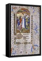 Pieta, Book of Hours, in Latin, circa 1430-null-Framed Stretched Canvas