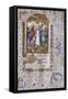 Pieta, Book of Hours, in Latin, circa 1430-null-Framed Stretched Canvas