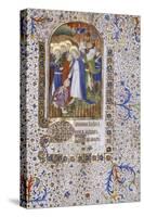 Pieta, Book of Hours, in Latin, circa 1430-null-Stretched Canvas