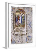 Pieta, Book of Hours, in Latin, circa 1430-null-Framed Giclee Print