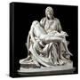 Pieta by Michelangelo Buonarroti-null-Framed Stretched Canvas