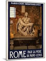 Pieta by Michelangelo, Roma Italy 3-Anna Siena-Mounted Giclee Print