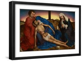 Pieta, C.1441 (Oil on Panel)-Rogier van der Weyden-Framed Premium Giclee Print