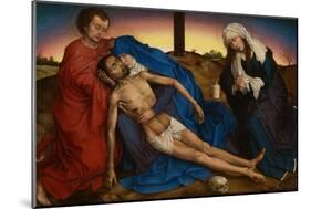 Pieta, C.1441 (Oil on Panel)-Rogier van der Weyden-Mounted Premium Giclee Print