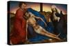 Pieta, C.1441 (Oil on Panel)-Rogier van der Weyden-Stretched Canvas