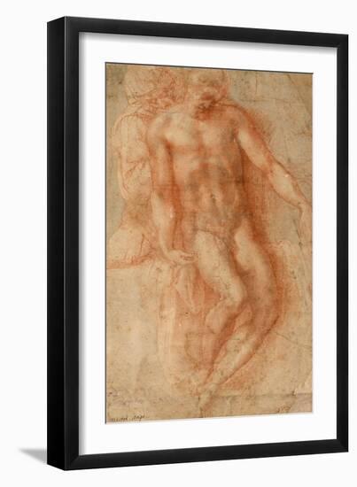 Pieta, c.1530-36-Michelangelo Buonarroti-Framed Giclee Print