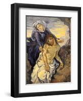 Pieta, C.1890-Vincent van Gogh-Framed Giclee Print
