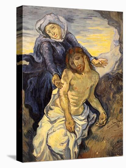 Pieta, C.1890-Vincent van Gogh-Stretched Canvas