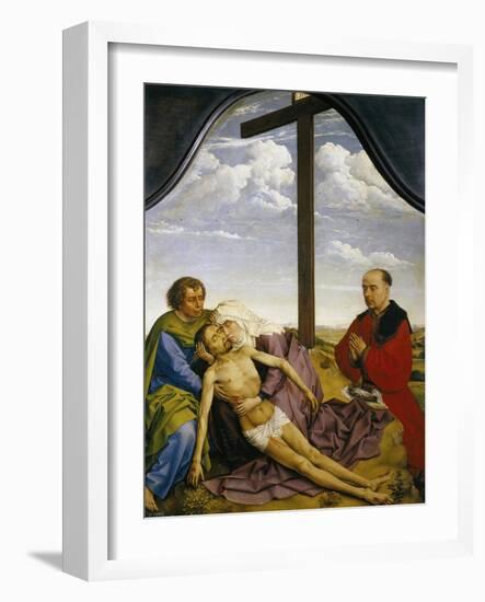 Pietà, Ca. 1450-Roger Van der weyden-Framed Giclee Print