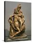 Pieta, circa 1550-Michelangelo Buonarroti-Stretched Canvas