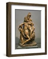 Pieta, circa 1550-Michelangelo Buonarroti-Framed Giclee Print