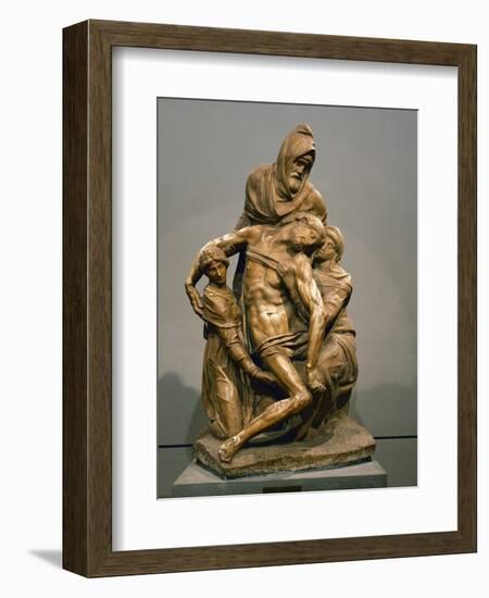 Pieta, circa 1550-Michelangelo Buonarroti-Framed Giclee Print