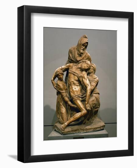 Pieta, circa 1550-Michelangelo Buonarroti-Framed Giclee Print