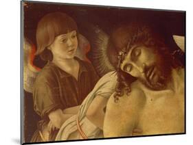 Pieta or Dead Christ Supported by Angels, Ca 1474-Giovanni Bellini-Mounted Giclee Print